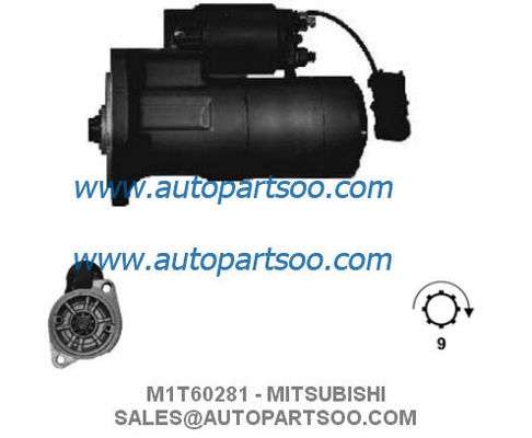 Bon prix M1T60281 M1T60285 - Moteur de démarreur MITSUBISHI 12V 1.2KW 9T MOTEURS D'ARRANQUE en ligne