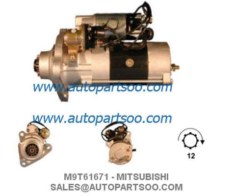 Bon prix M9T61671 M9T67671 - Démarreur MITSUBISHI 24V 5KW 12T MOTEURS D'ARRANQUE en ligne
