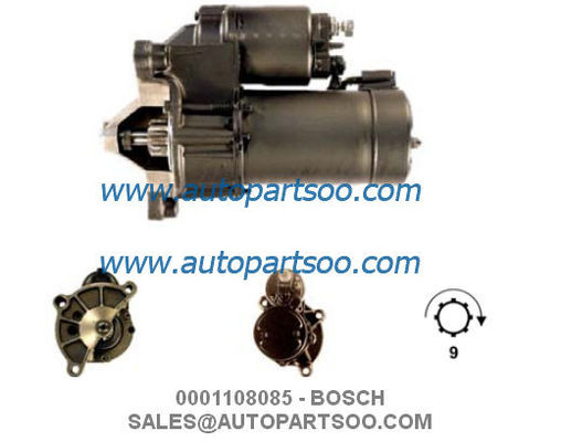 Bon prix 0001108085 0001108130 - Démarreur BOSCH 12V 1.4KW 9T MOTORES DE ARRANQUE en ligne