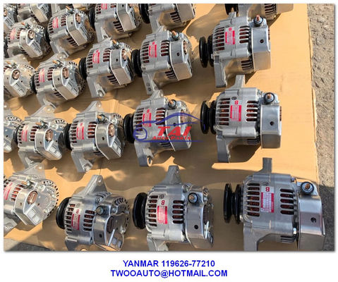 Bon prix Pièces de moteur japonaises originales d'alternateur de Yanmar pour R55-9 R60-7 119626-77210 101211-2951 en ligne